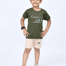 SHAKTI CREATION Boys Printed T-shirt with Shorts-10