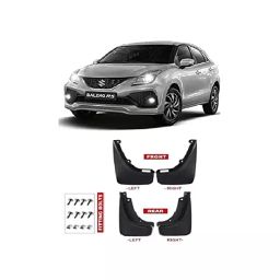 Automoto Cup Type Mud Flaps Splash Guard Front & Rear for Maruti Suzuki Baleno RS (Set of 4)-6