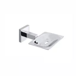 PLATO Quadro Soap Dish Brass Chrome Finish Silver, 6163-image-70