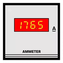THERMOSPAN L49 Ammeter 48x48 mm 0 to 100 Amp for Current Measurement-picture-42