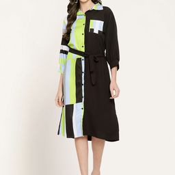Miaz Lifestyle Print Chiffon Maxi Dress-image-93