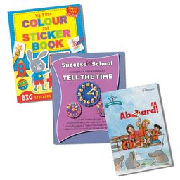 Parragon Pack of 3 Books for Your Little Ones | Story, Words & Learning and Colour & Sticker | English-22