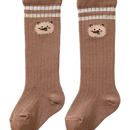 SYGA Cotton Knitted Socks - Brown-image-53