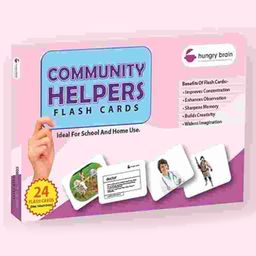 Hungry Brain Community Helpers 24 Flash Cards - Multicolor-image-16