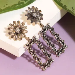 DressBerry Contemporary Drop Earrings-image-10