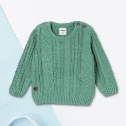 max Boys Cable Knit Round Neck Long Sleeves Pullover Sweaters-image-52