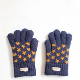 One Friday Kids Patterned Winter Gloves-26