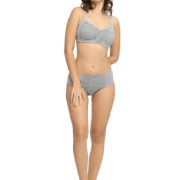Soie Grey Non-Wired Full Coverage Everyday Bra image 4