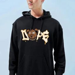 Bewakoof Men Black Fleece Relaxed Fit Graphic Sweatshirt-picture-30