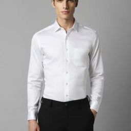Louis Philippe White Slim Fit Shirt-image-28