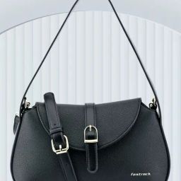 Fastrack Black Solid Medium Shoulder Handbag-image-77
