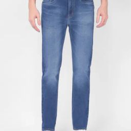 NUMERO UNO Light Blue Slim Fit Lightly Washed Jeans-image-21