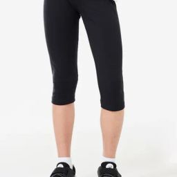 DOMYOS By Decathlon Kids Black Cropped Leggings-image-51