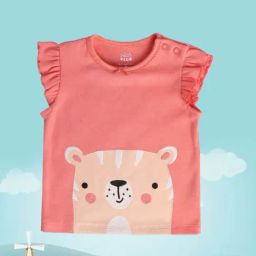 MINIKLUB Red Baby Girls Frill Sleeve Knit Top-image-2