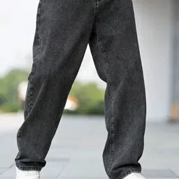 Playfeel Men Jean Relaxed Fit Mid-Rise Jeans-picture-43