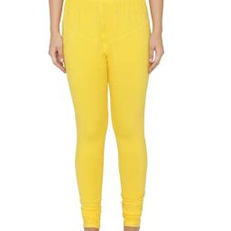 N-Gal Yellow Mid Rise Leggings-image-87