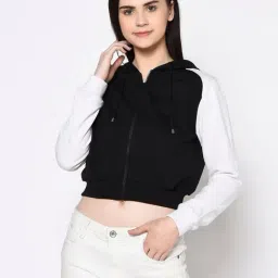 Rigo Black Regular Fit Crop Jacket-image-22