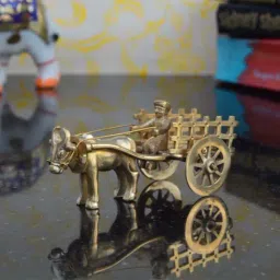 eCraftIndia Metal Cow Cart-42