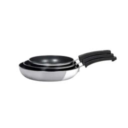 Meyer Kitchen Hacks (Stainless Steel + Non Stick) 3 Piece Frypan Set, (22 Cm / 26 Cm/ 30 Cm)-image-78