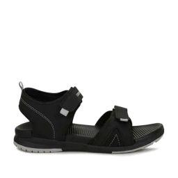 Campus Men's Coal Black Floater Sandals-image-46