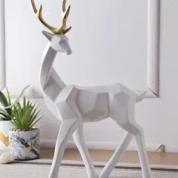 Tayhaa White White Reindeers Figurine-image-9