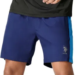 U.S. Polo Assn. Blue Regular fit Striped Shorts-picture-27
