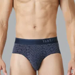 Van Heusen Regular Fit 4 Way Stretch Body Defining Fit Allover Print Briefs - SPP-16-picture-8