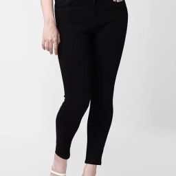 Spykar Black Cotton Mid Rise Jeans-image-36