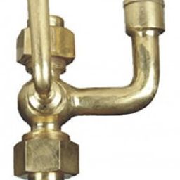 Sant 15 mm Bronze Inspectors Test Gauge Valve with Bend IBR-19-image-2