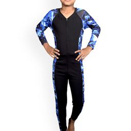 Aqua Holic Boy's Self Design Printed Swimming Dress-33