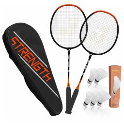 Jaspo GET Set Steel Badminton Racket Combo Set (1 Pair)-image-6