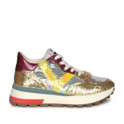 Whitesta Women's Gold Sneakers-picture-17