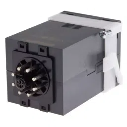 Schneider Electric 24 to 240 V AC/DC DPDT 5 A Panel Mount Timer Relay, RE48ATM12MW image 2