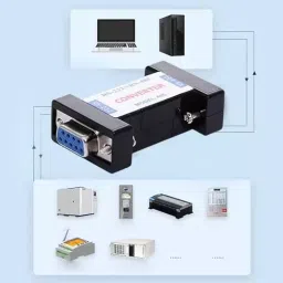 PremiumAV RS232 to RS485 Converter Adapter Passive DB9 Serial Interface with Terminal Board Communication Module for PLC, Modbus, CNC, Microcontroller image 4