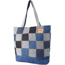 Pose india Unisex Checked Shopper Cotton Tote Bag-22