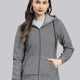 Monte Carlo Black & White Cotton Printed Hoodie-picture-45
