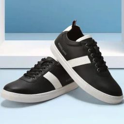 Woodland Men's Black Casual Sneakers-image-46