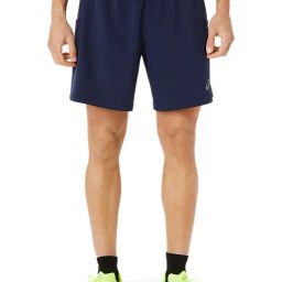 Asics Navy Regular Fit Sports Shorts-image-104