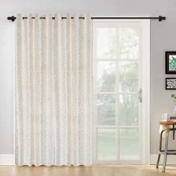 Hosta Homes Cream Polyester Door Blackout Curtain-16