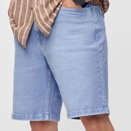 The Souled Store Men Denim Stormy Blue Shorts-image-86