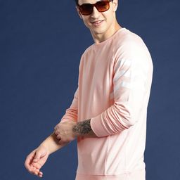 Mast & Harbour Striped Detail Raglan Sleeves Sweatshirt-image-20