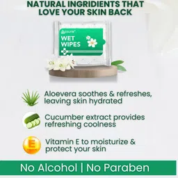 Assure Set Of 4 Fresh Active Wet Wipes With Aloevera For Hydration - 30 Pcs Each image 4
