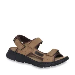 Woodland Men's Camel Floater Sandals-picture-18