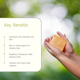 Khadi Traditional Set Of 2 Almond Saffron & Musk Soap- 110 g Each image 5