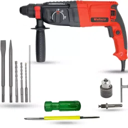 Walkers 1200 W Hammer Impact Drill Kit 26 mm Chuck Size with 5 Bits, WKCB392M1-picture-18