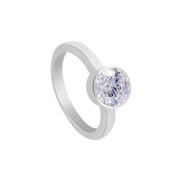 GenZcomplex Silver-Plated Brass Zircon Finger Ring-image-51
