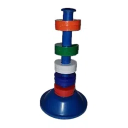 WKM 70 mm Dia x 132 mm Length Red and Blue Color Plastic Floating Magnet KT81-16