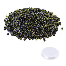 SYGA Alphabet Beads Jewellery Making Kit Black Gold - 3000 Pieces-image-61