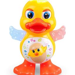 New Pinch Dancing Duck with Music Flashing Lights and Real Dancing Action- Yellow-93
