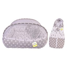 Kwitchy Infant Born Baby Bedding Set for New Born Luxury Cushioned Mattress & Sleeping Bag (0-12 Months) Grey-8